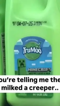 ai character: milked a creeper background