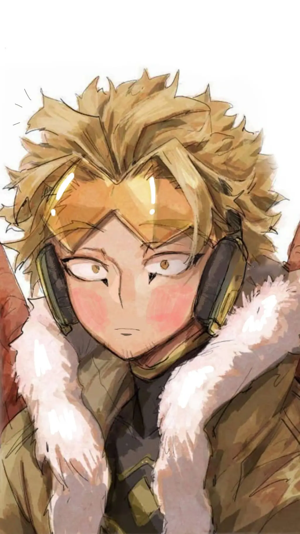 ai character: mha hawks  background