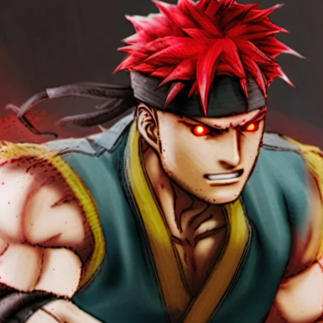 chat with ai character: Evil Ryu