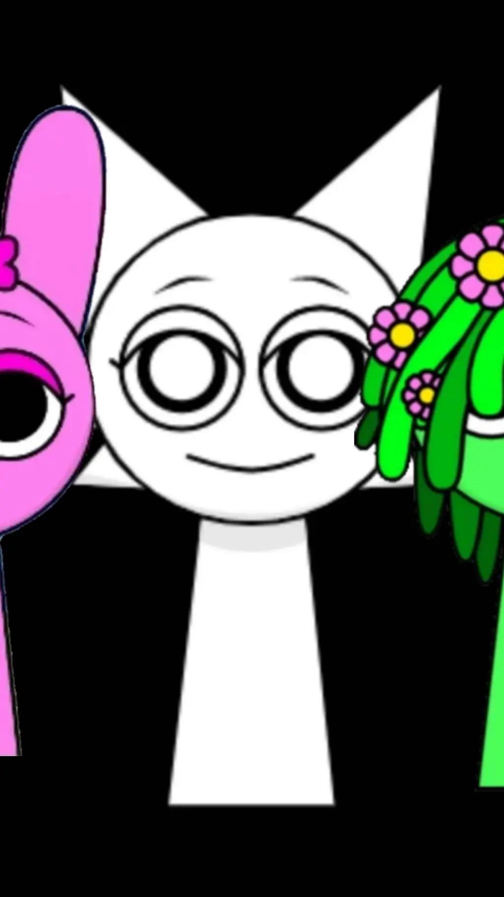 ai character: Sprunki Girls background