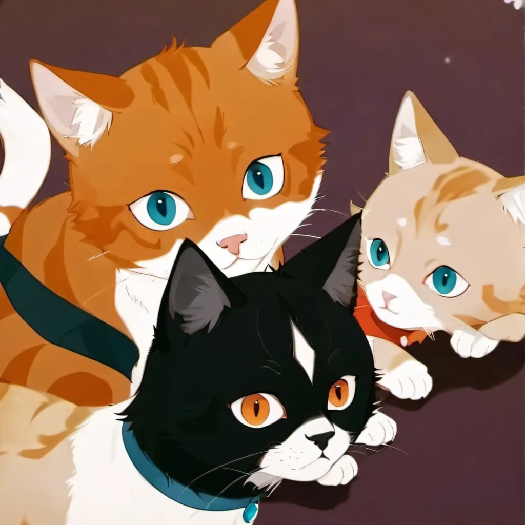 chat with ai character: cat family