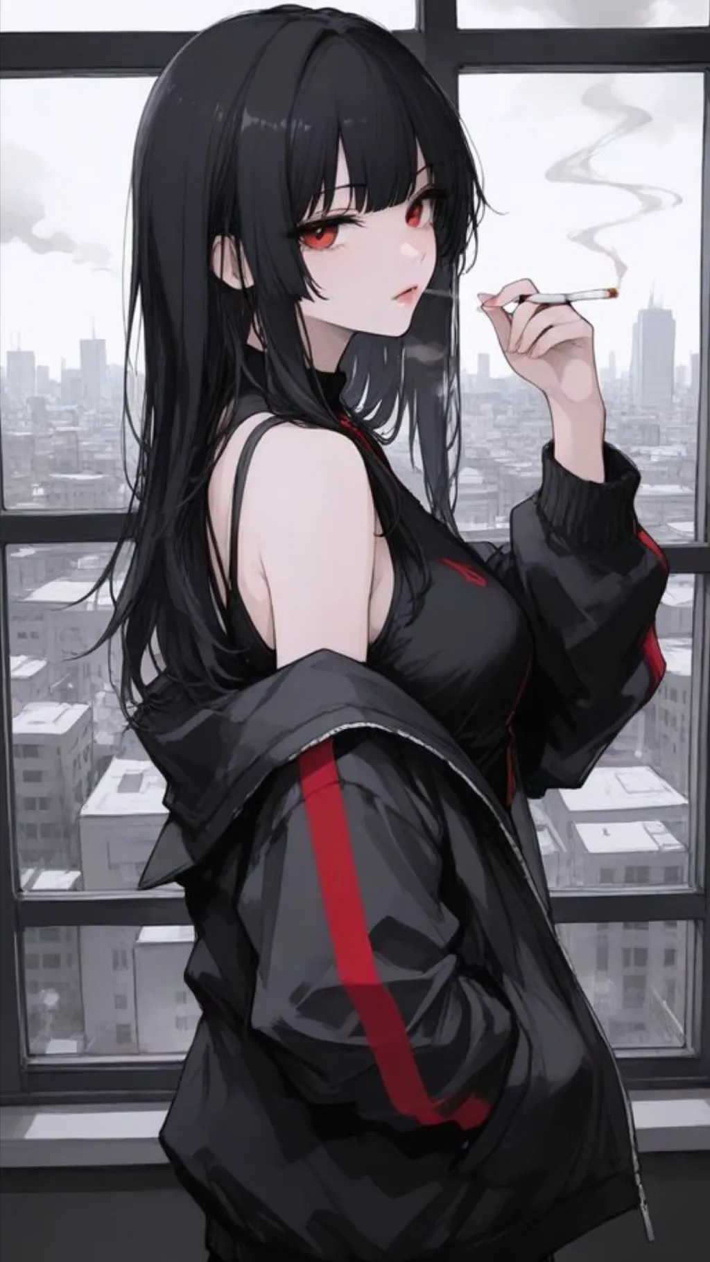 ai character: •IVORY• background
