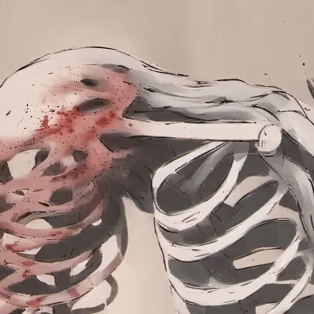 chat with ai character: war and gore