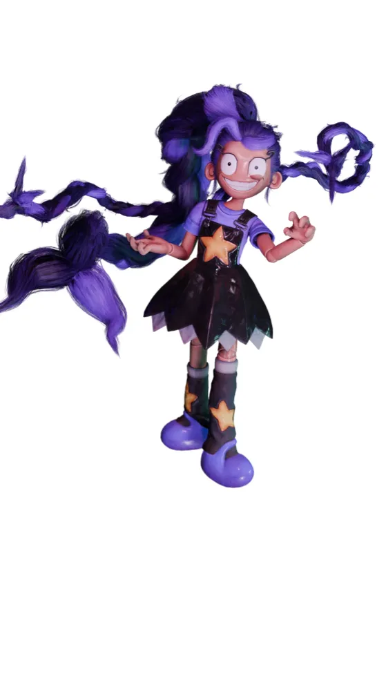 ai character: Angry lily background