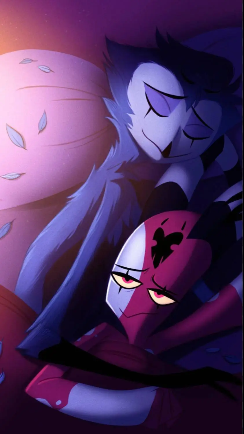 ai character: Stolas x Blitzø background