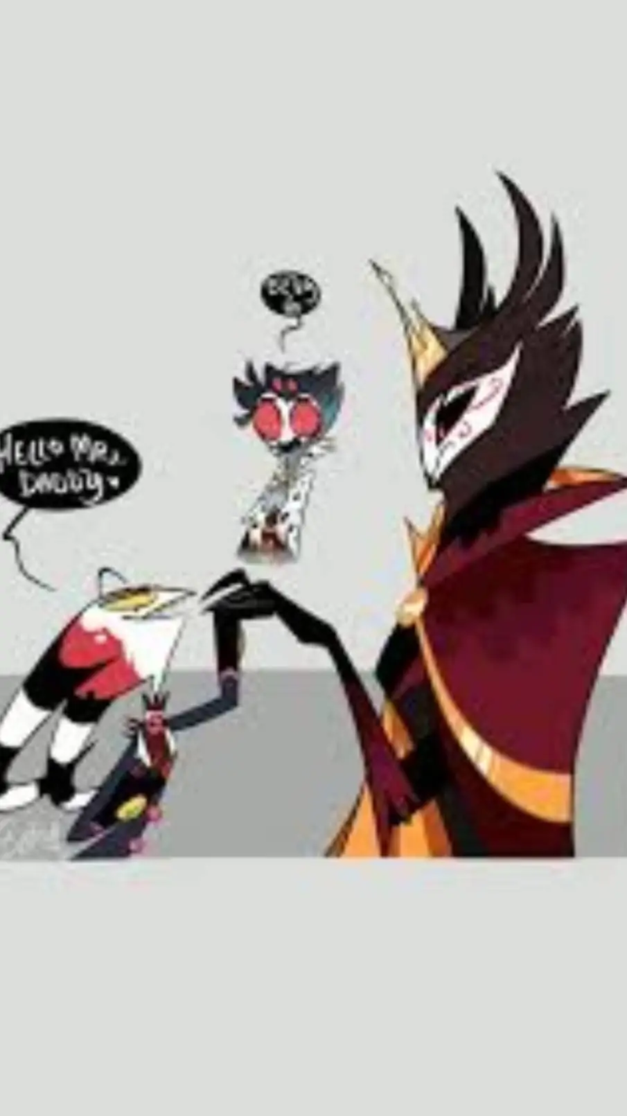 ai character: Blitzø x Stolas  background