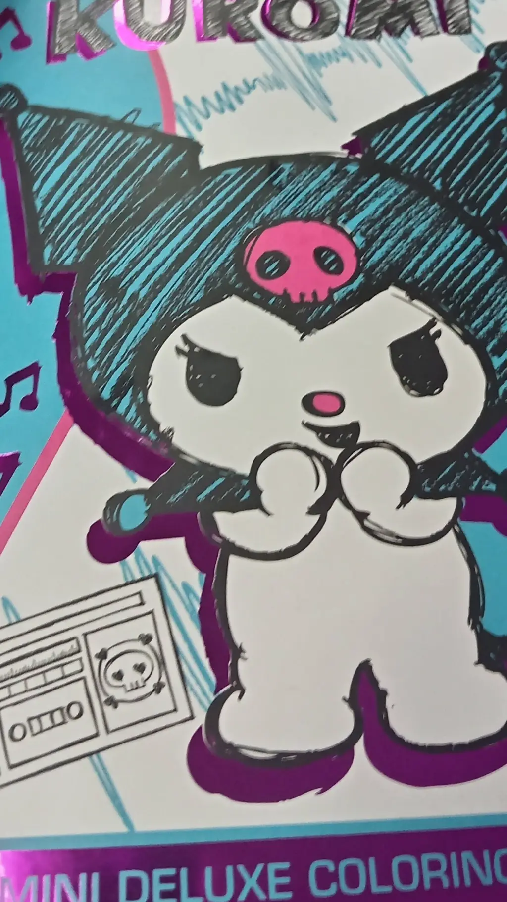 ai character: kuromi  background