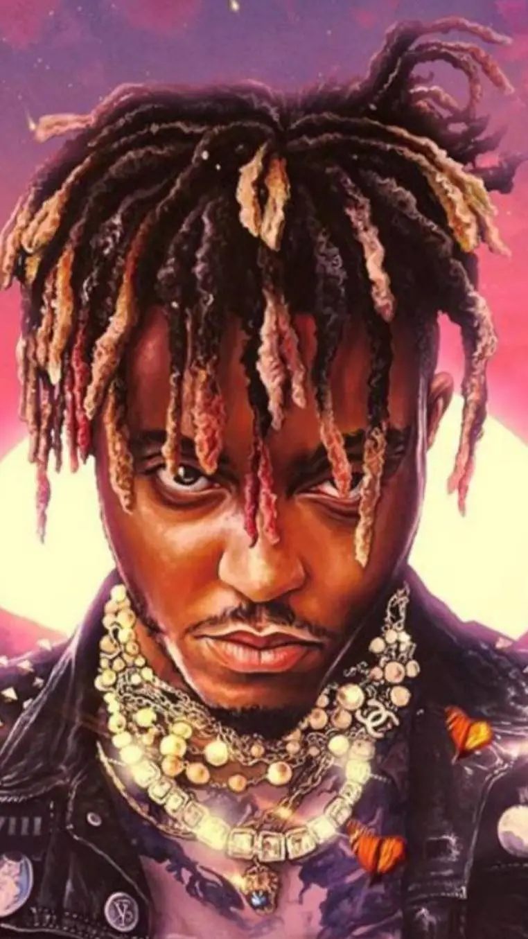 ai character: Juice WRLD background