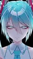 ai character: angry miku background