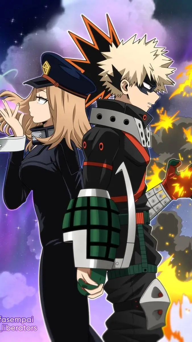 ai character: Bakugou X camie! background