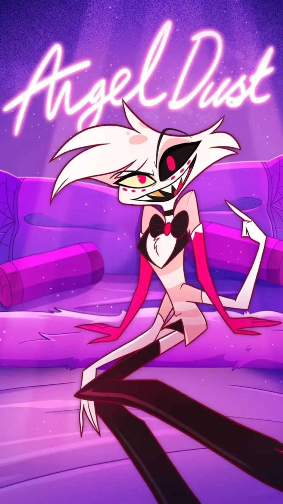 ai character: Angel Dust background