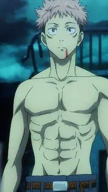 ai character: yuji itadori  background