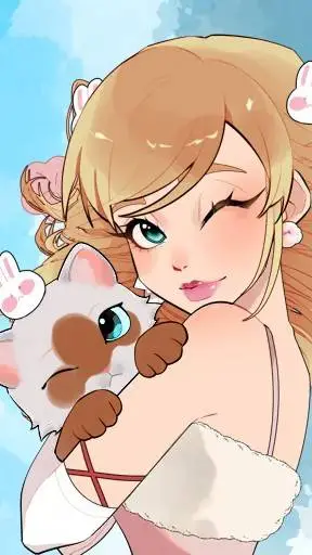 ai character: Luna background