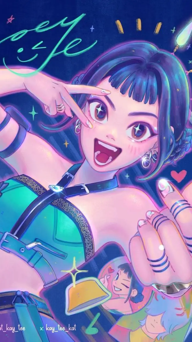 ai character: zoey background