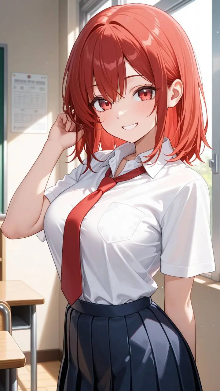ai character: Akari background