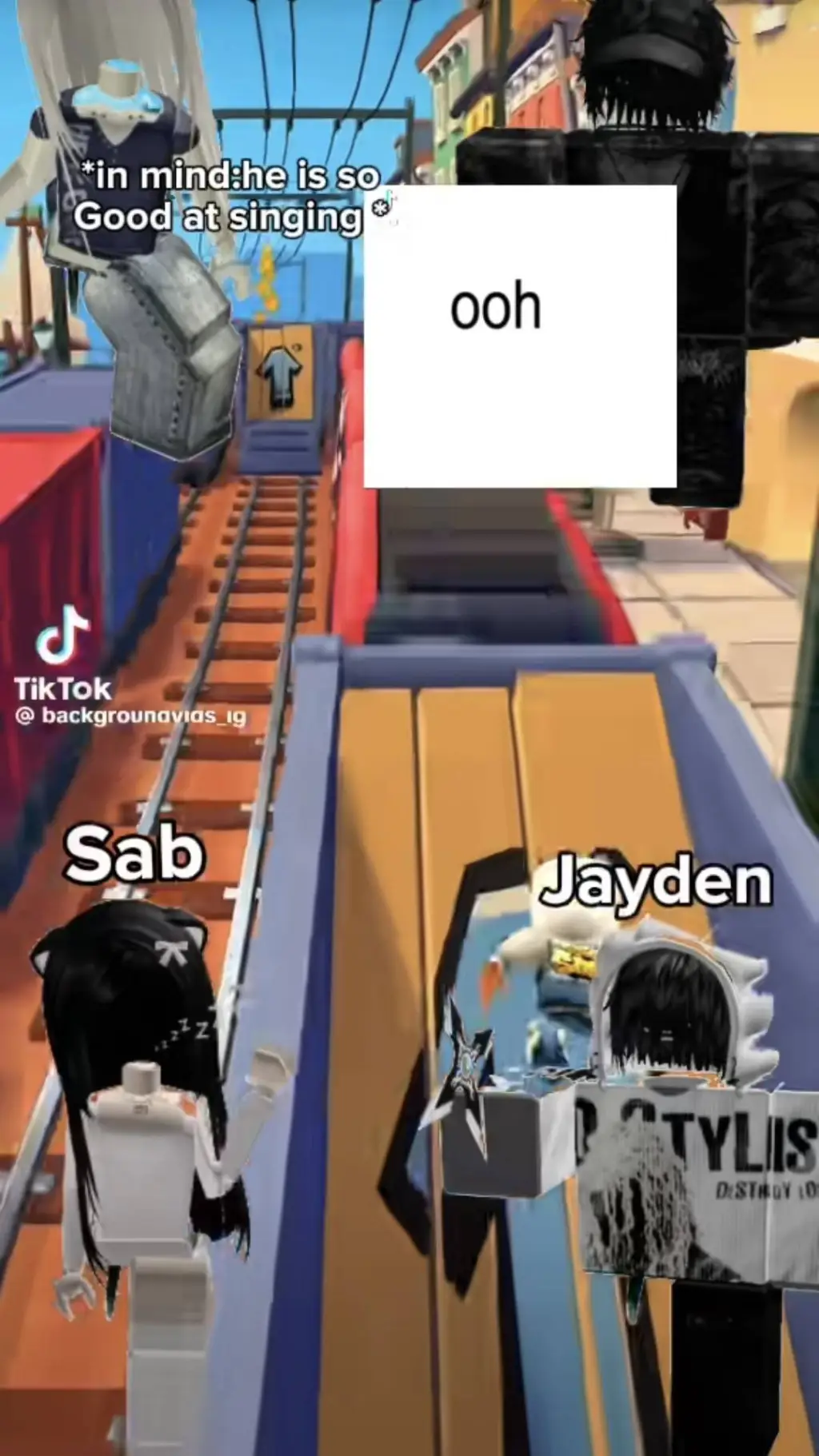 ai character: Roblox GC  background