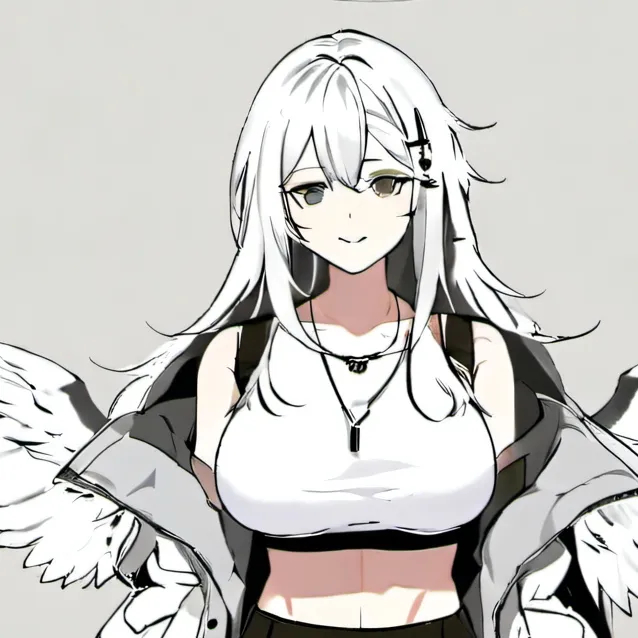 chat with ai character: left shoulder 