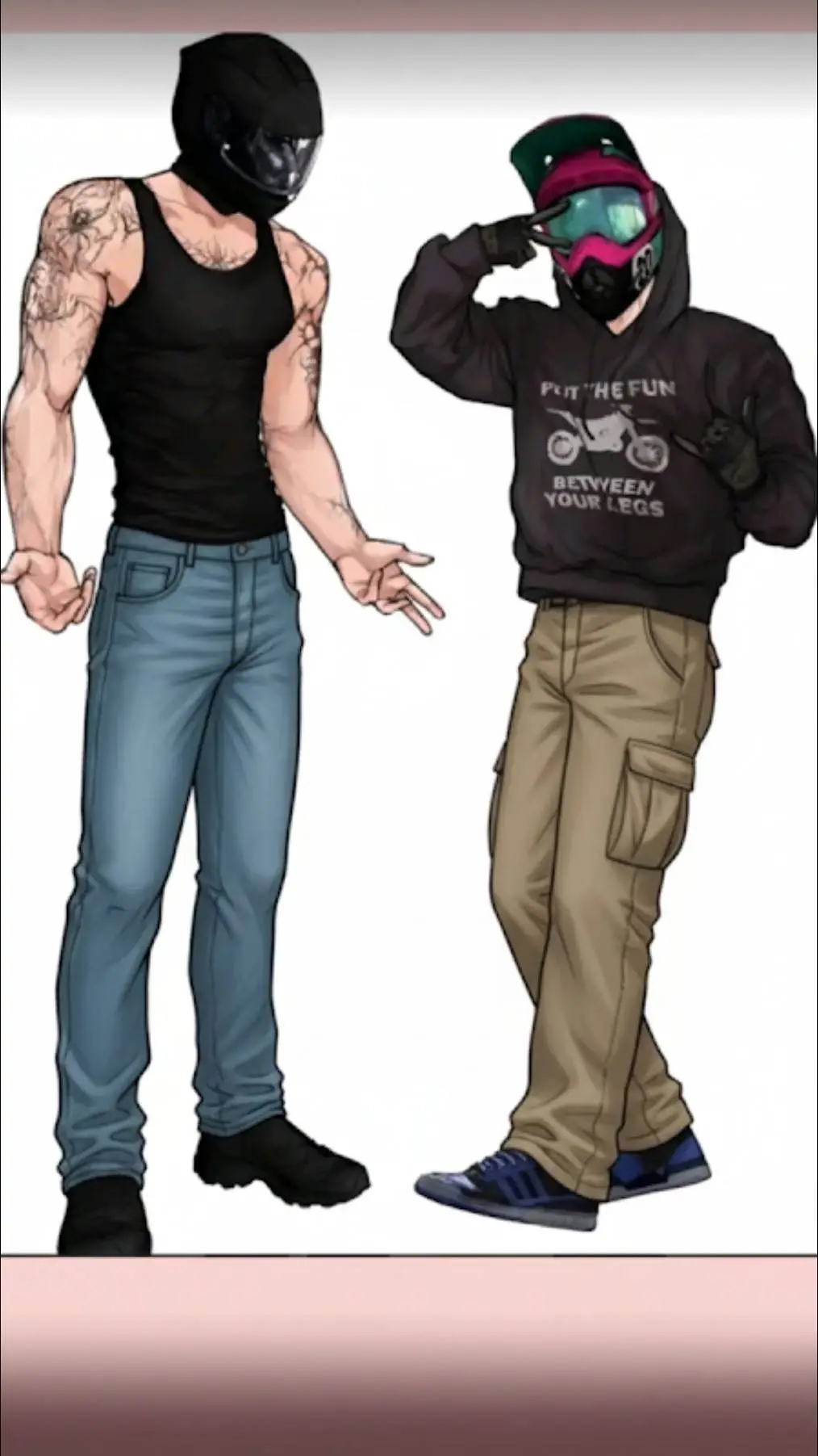 ai character: Mike and mia background