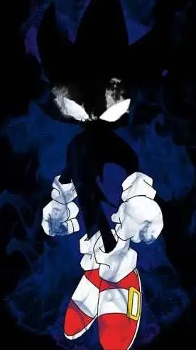 ai character: Dark sonic background