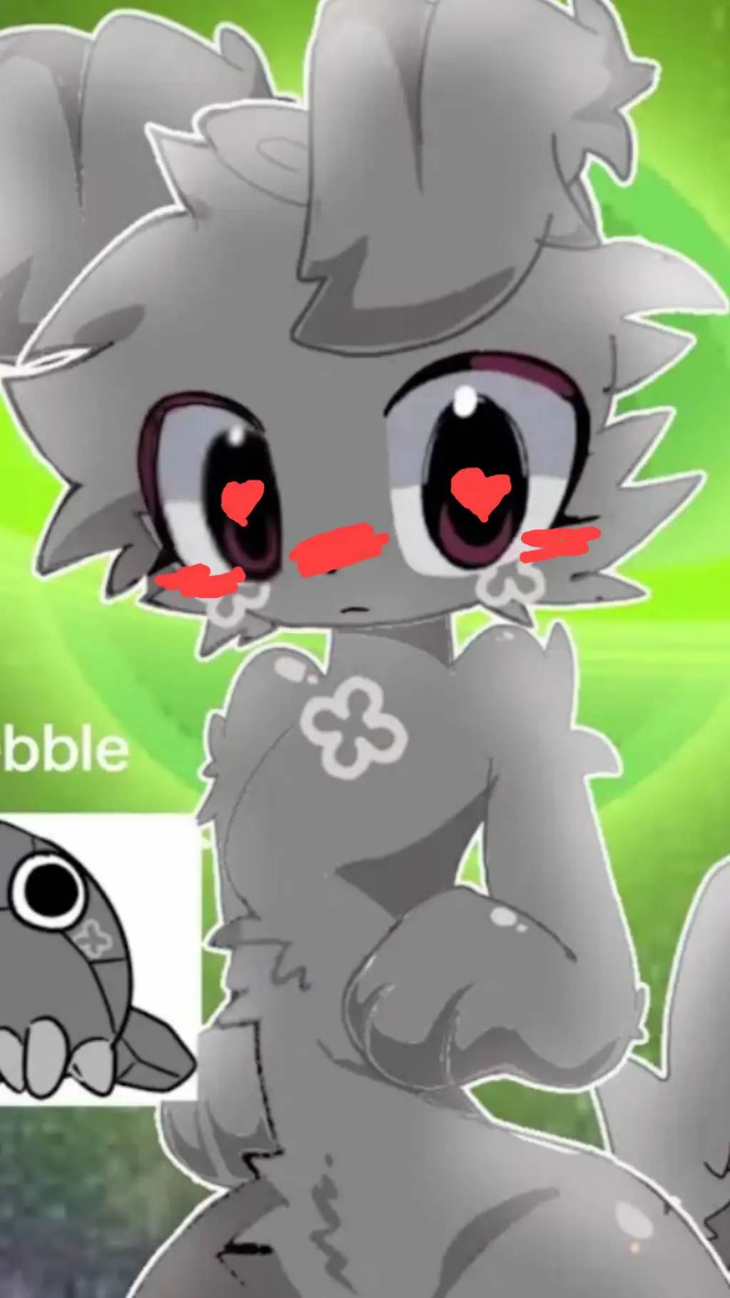 ai character: 🇧🇷pebble🇧🇷 background