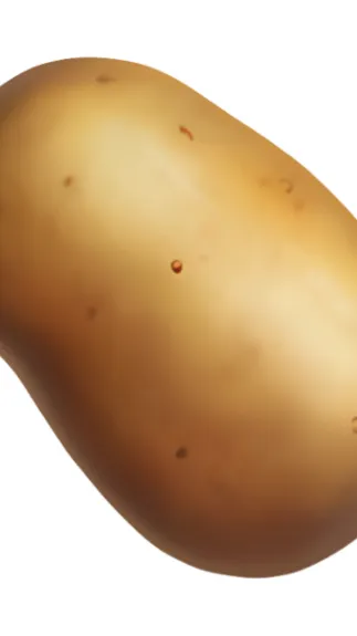 ai character: Potato ￼ background