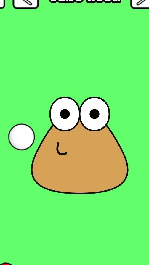 ai character: Pou meet Sprunki background