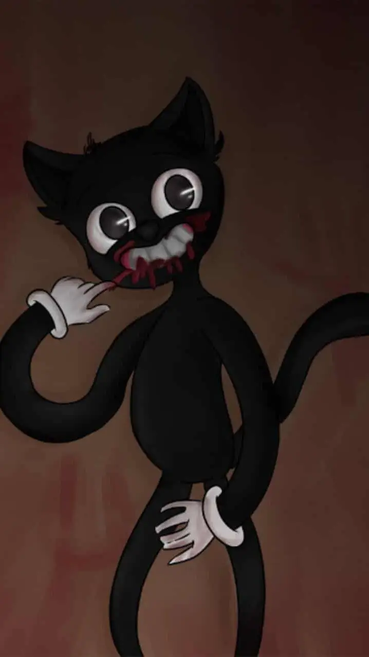 ai character: 🔪🩸❤cartoon cat❤🩸🔪 background