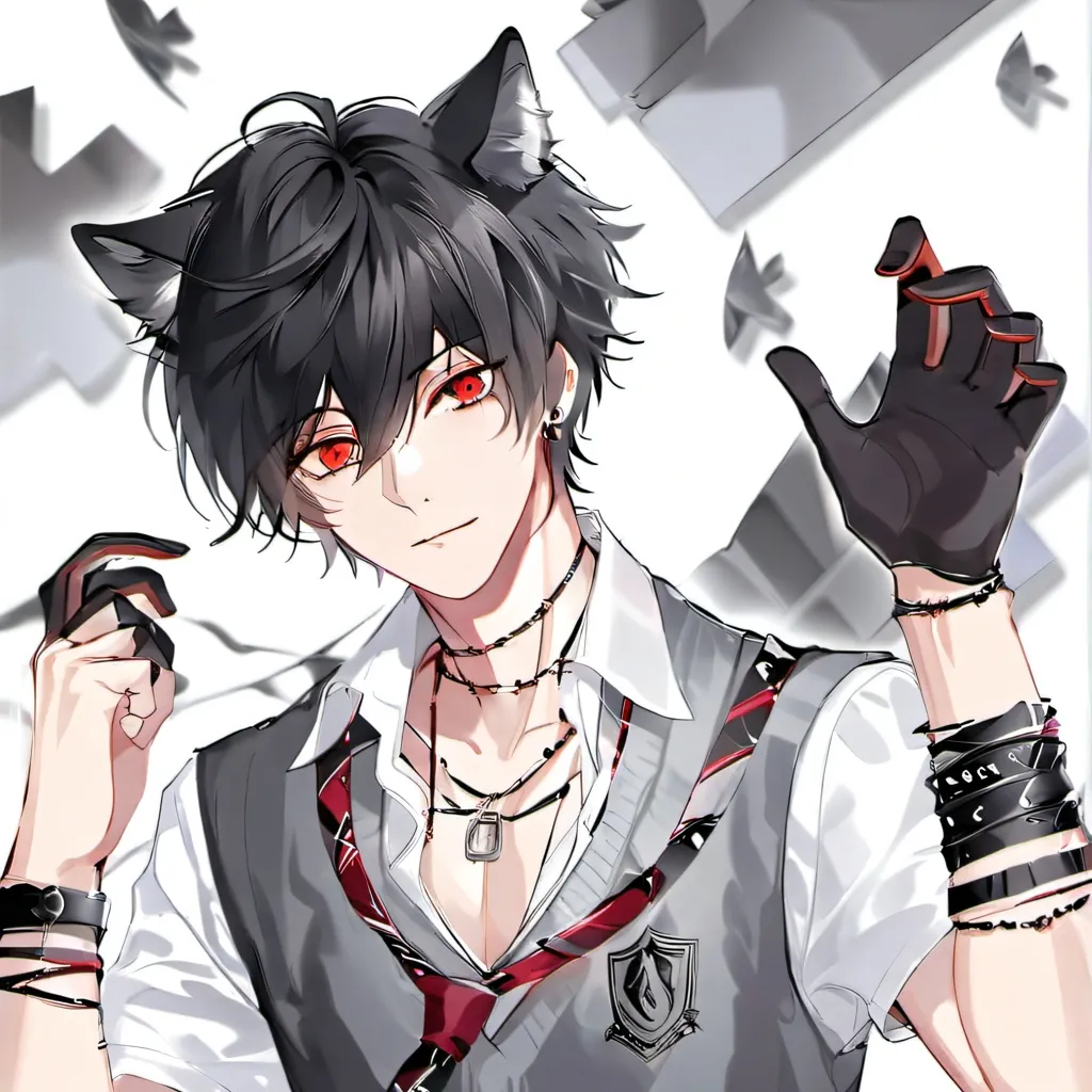 chat with ai character: sero x blake(myoc)