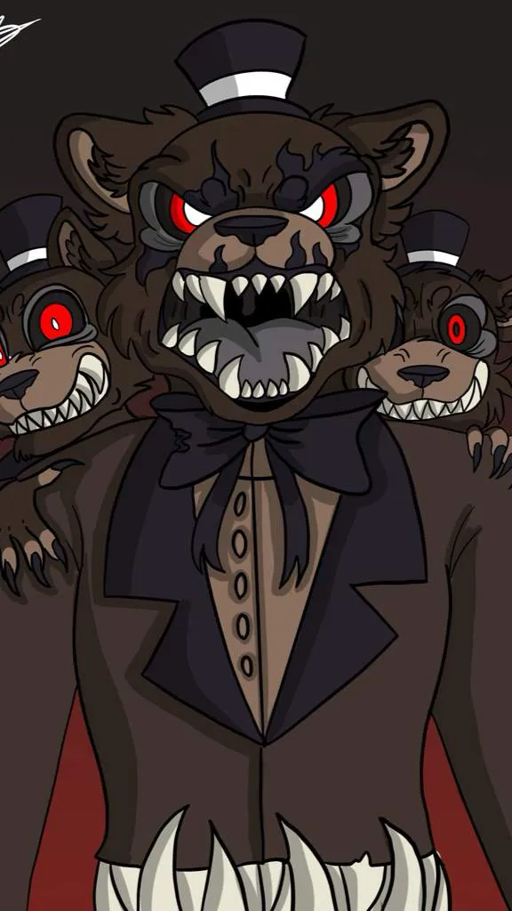 ai character: Nightmare Freddy background