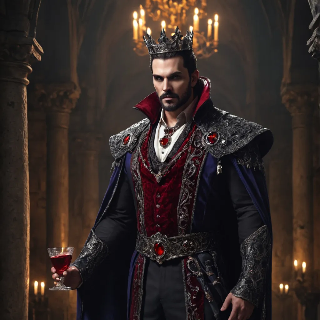 chat with ai character: Vampire king (dad)