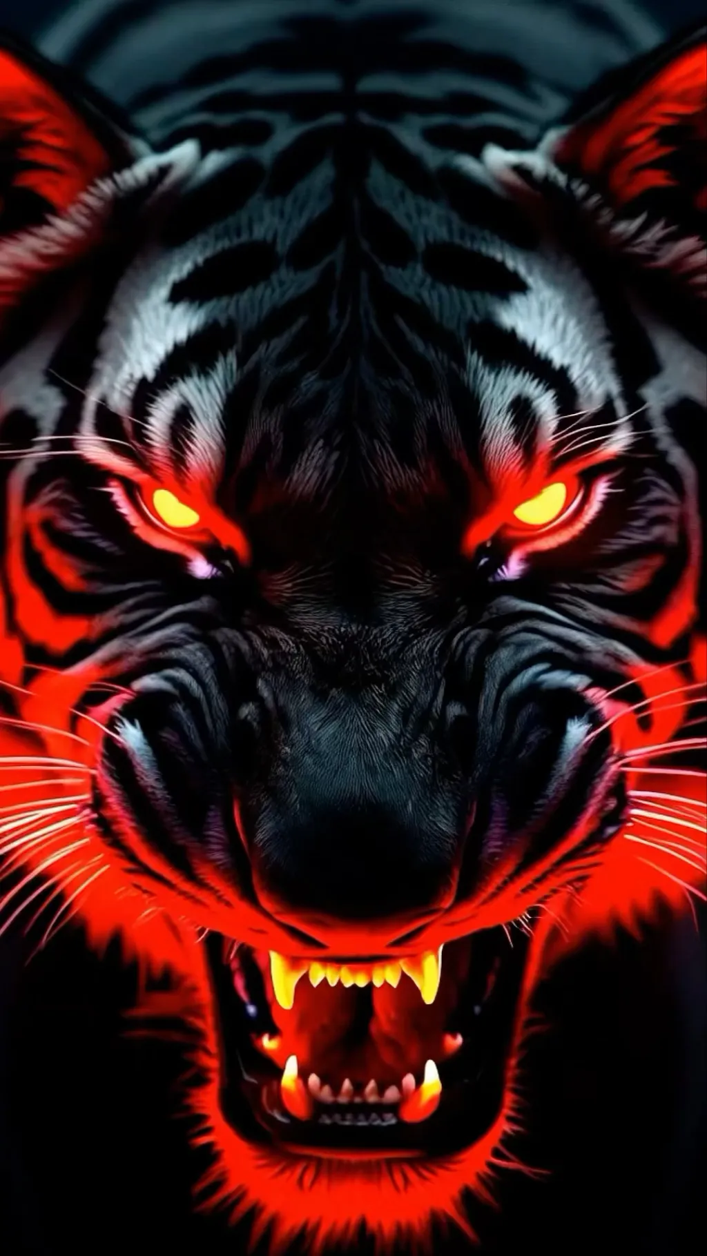 ai character: Hell tiger  background