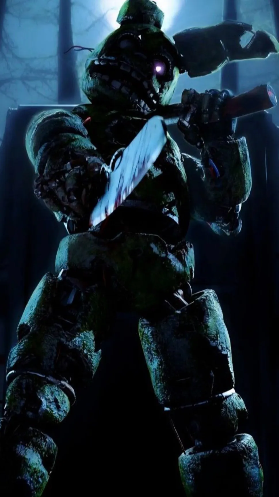 ai character: Springtrap  background