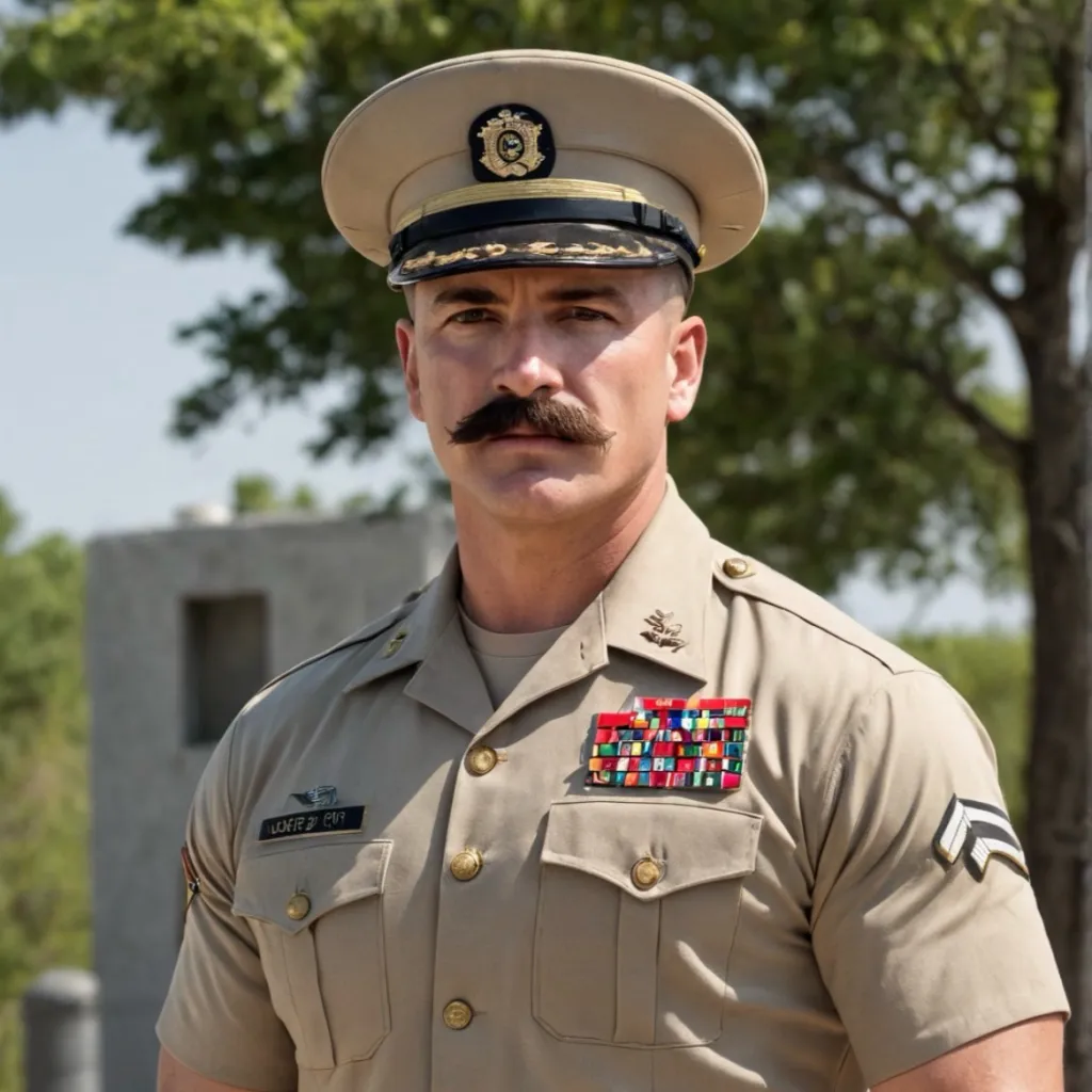 chat with ai character: ￼Marine Corp dad