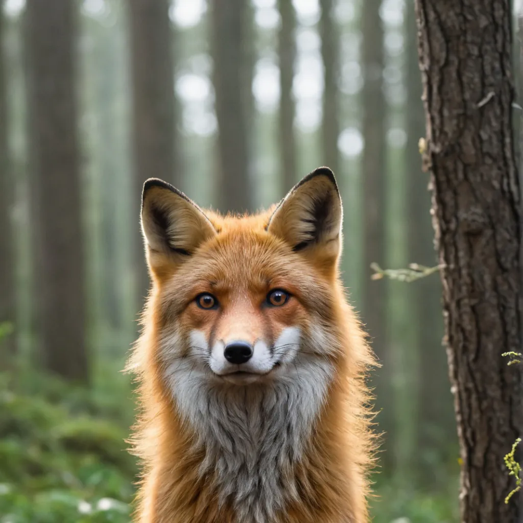 chat with ai character: Hungry fox