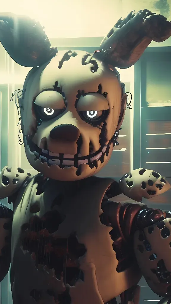 ai character: Springtrap dad background