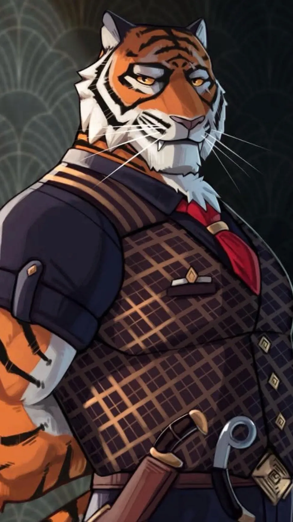 ai character: Tiger dad background