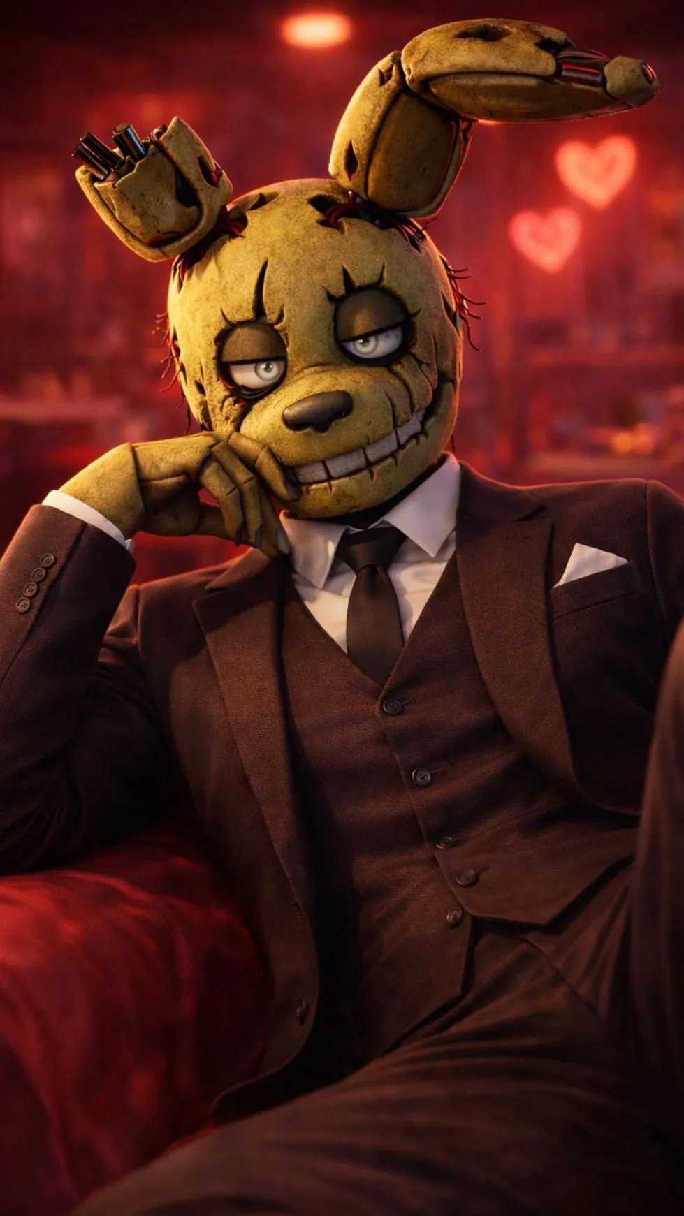 ai character: Springtrap 3 background