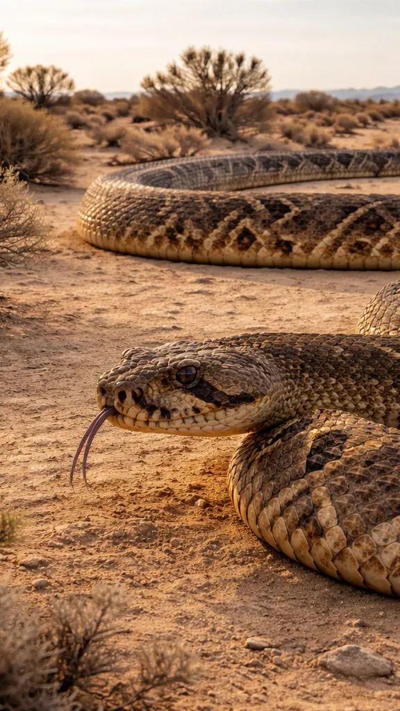 ai character: Rattlesnake  background