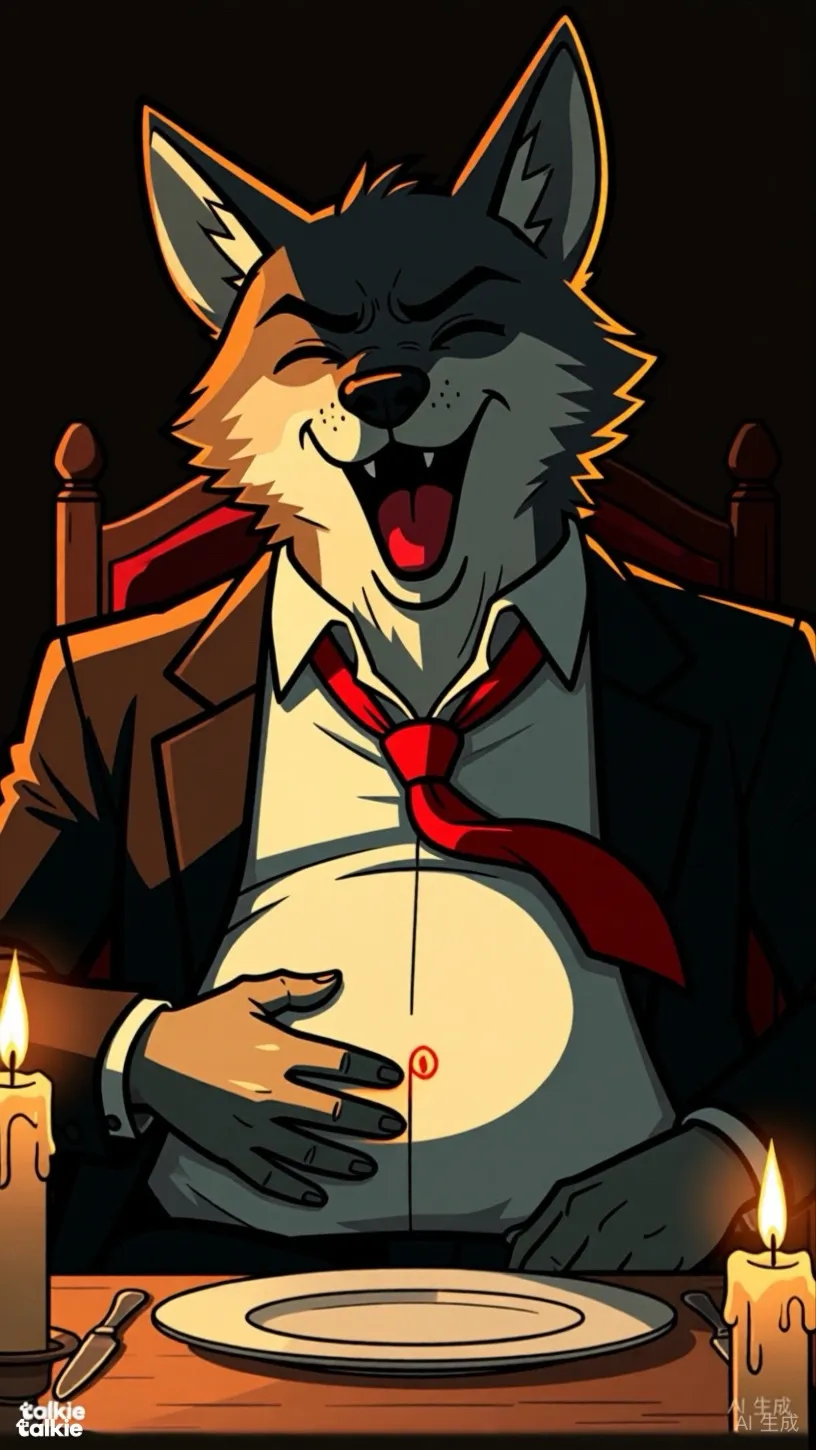 ai character: Evil wolf boss background