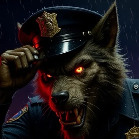 chat with ai character: Werewolf cop 2