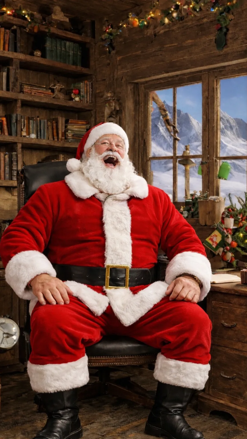 ai character: Santa Claus (dad) background