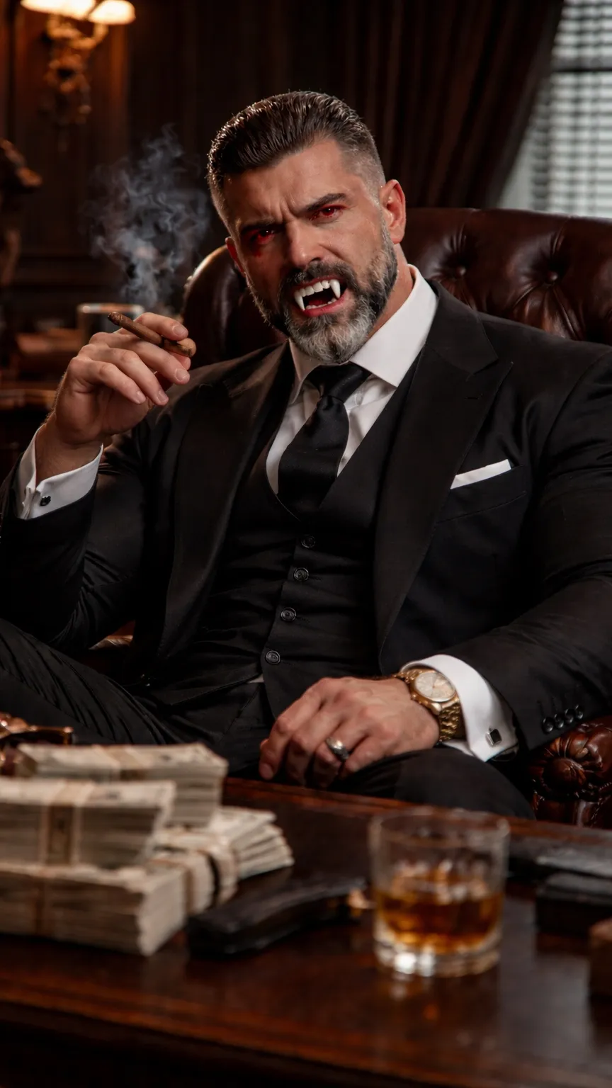 ai character: Mafia vampire background