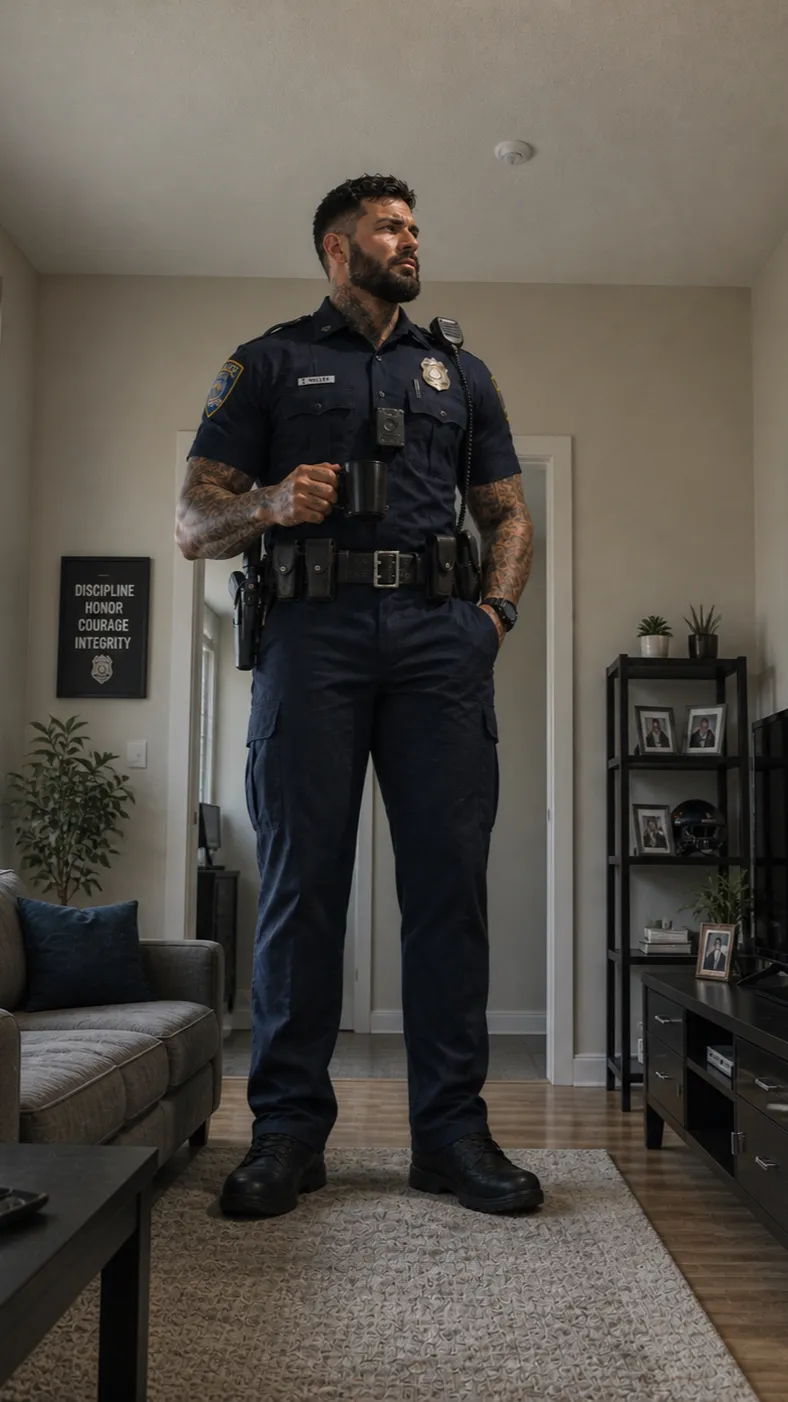 ai character:  Officer dad background