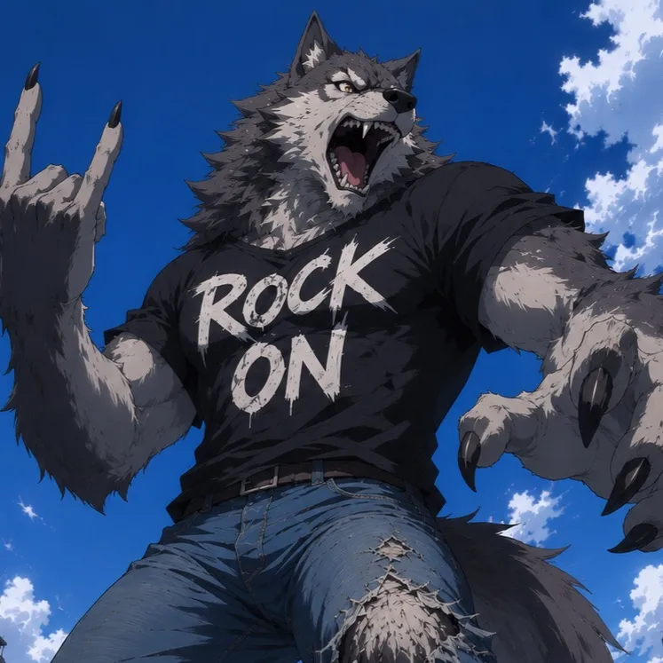 chat with ai character: Giant wolf 