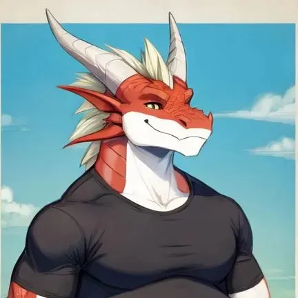 chat with ai character: Dragon male