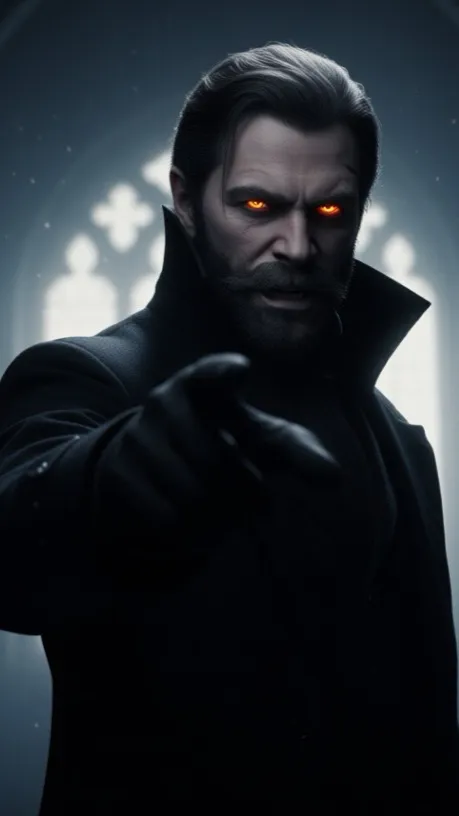 ai character: Vampire dad background