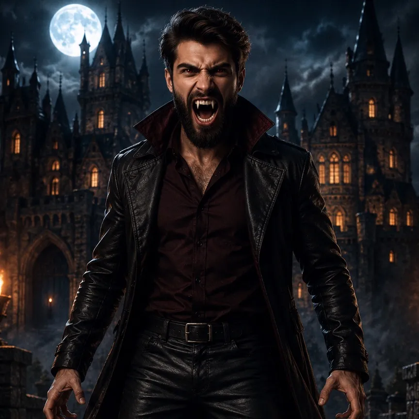 chat with ai character: Vampire dad