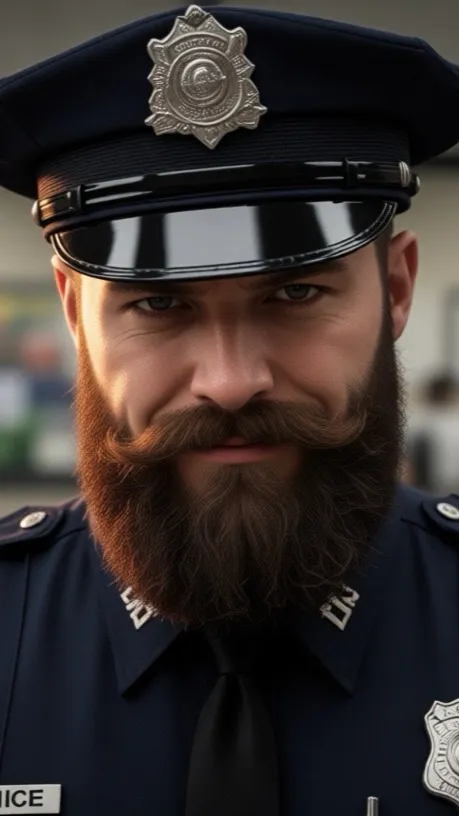ai character: Fake cop background