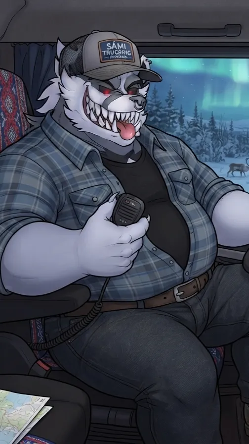ai character: Trucker dad background