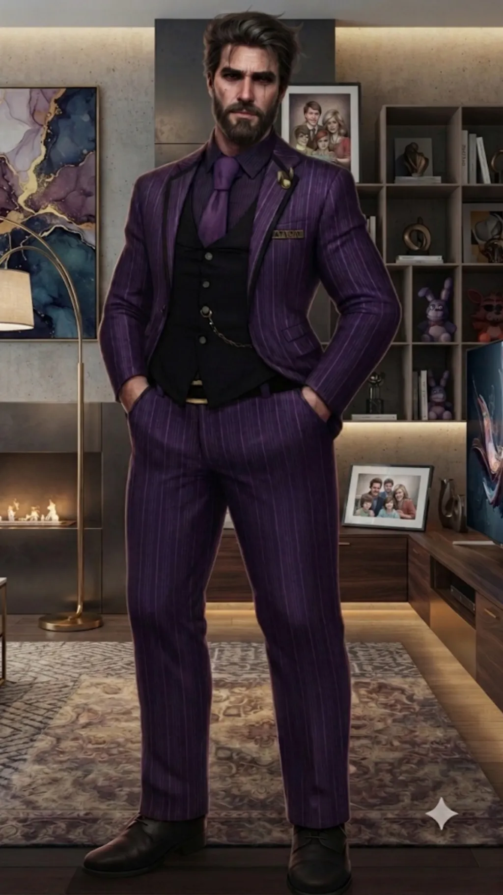 ai character: William Afton  background